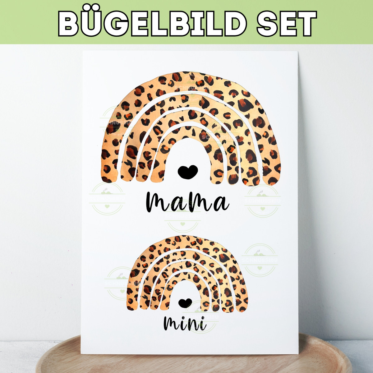 Bügelbild Muttertag - Mama Min